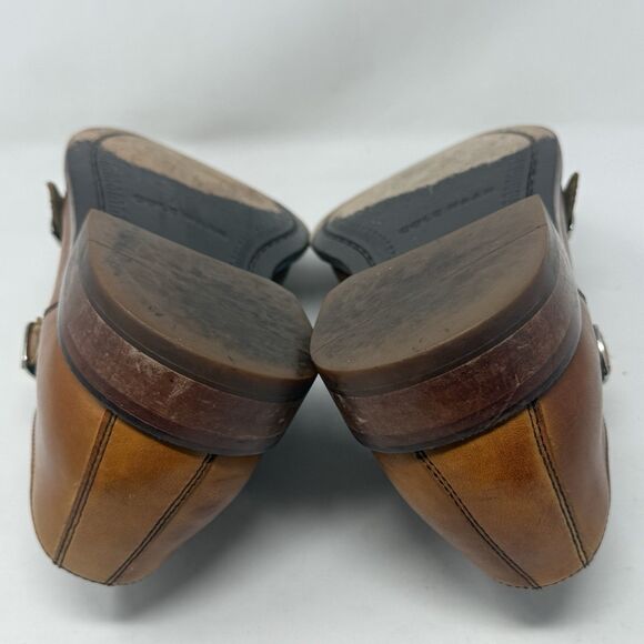 Cole Haan Giraldo Double Monk Strap Dress Shoes Mens 8 M British Tan Brown - Picture 16 of 16